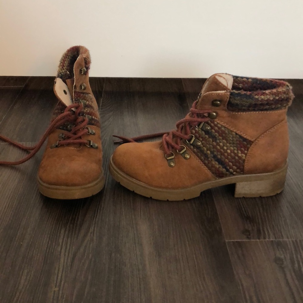 Target Brown lace up boots